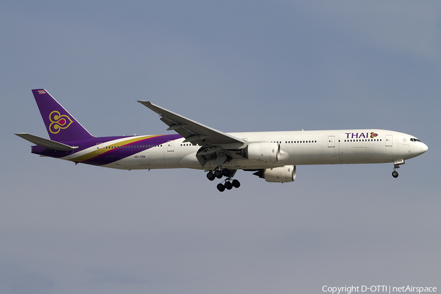 Thai Airways International Boeing 777-3D7 (HS-TKB) | Photo 399408
