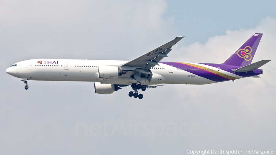 Thai Airways International Boeing 777-3D7 (HS-TKD) | Photo 318998