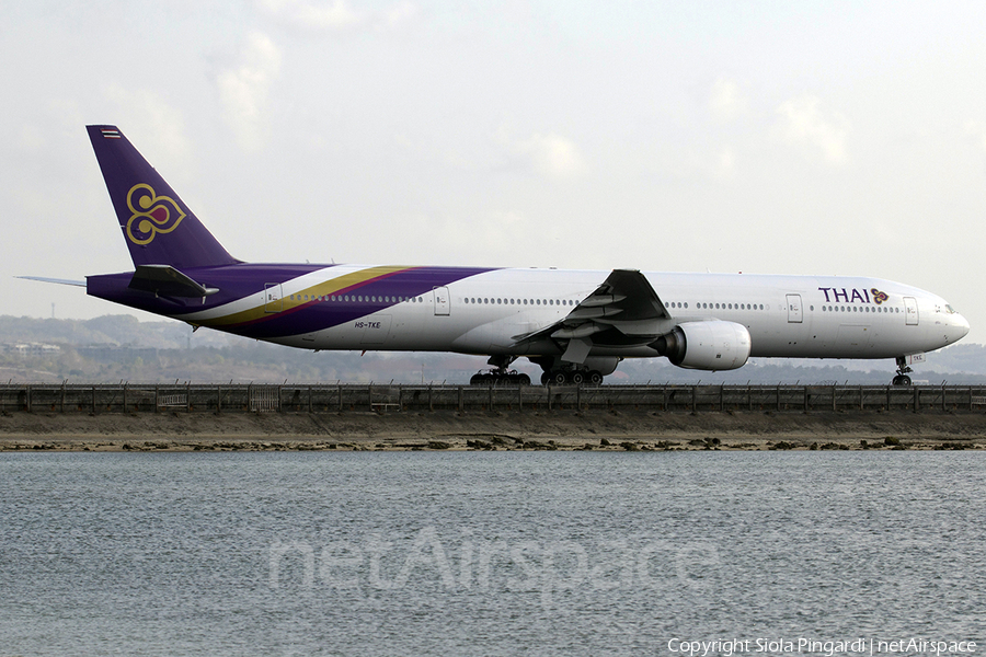 Thai Airways International Boeing 777-3D7 (HS-TKE) | Photo 384352