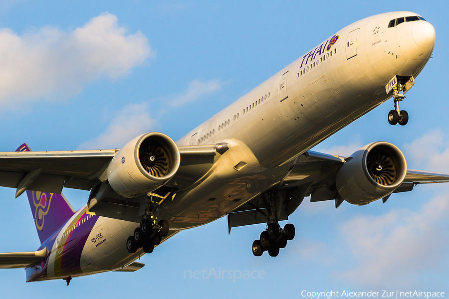 Thai Airways International Boeing 777-3AL(ER) (HS-TKK) | Photo 109695