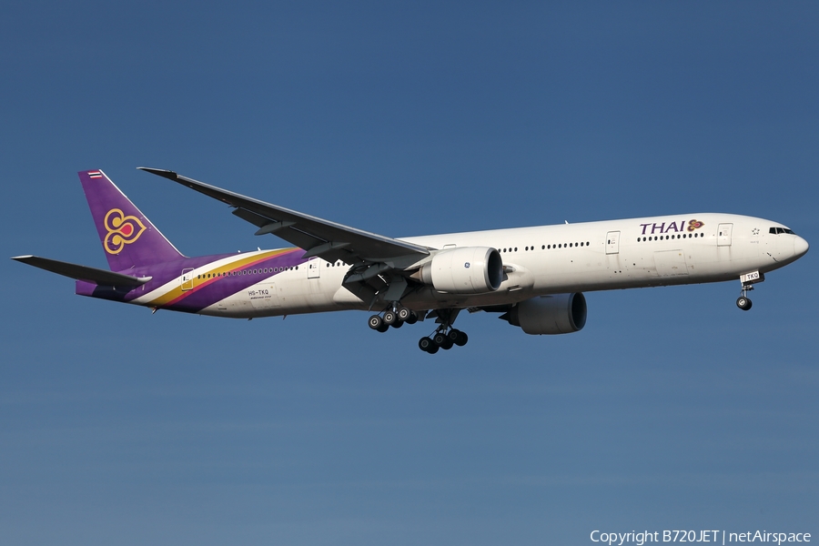 Thai Airways International Boeing 777-3AL(ER) (HS-TKQ) | Photo 409727