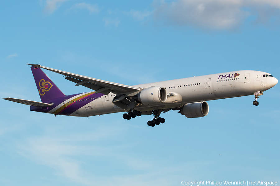 Thai Airways International Boeing 777-3AL(ER) (HS-TKR) | Photo 194031