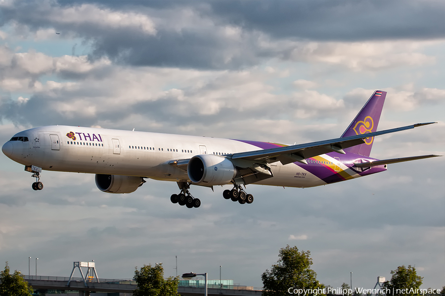 Thai Airways International Boeing 777-3D7(ER) (HS-TKV) | Photo 194136