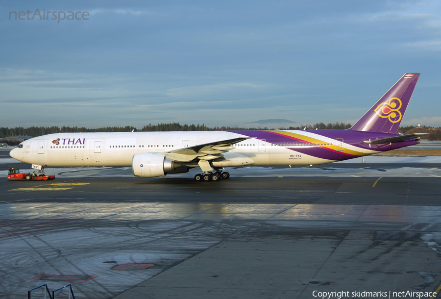 Thai Airways International Boeing 777-3D7(ER) (HS-TKV) | Photo 136774