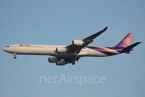 Thai Airways International Airbus A340-642 (HS-TND) at  Bangkok - Suvarnabhumi International, Thailand