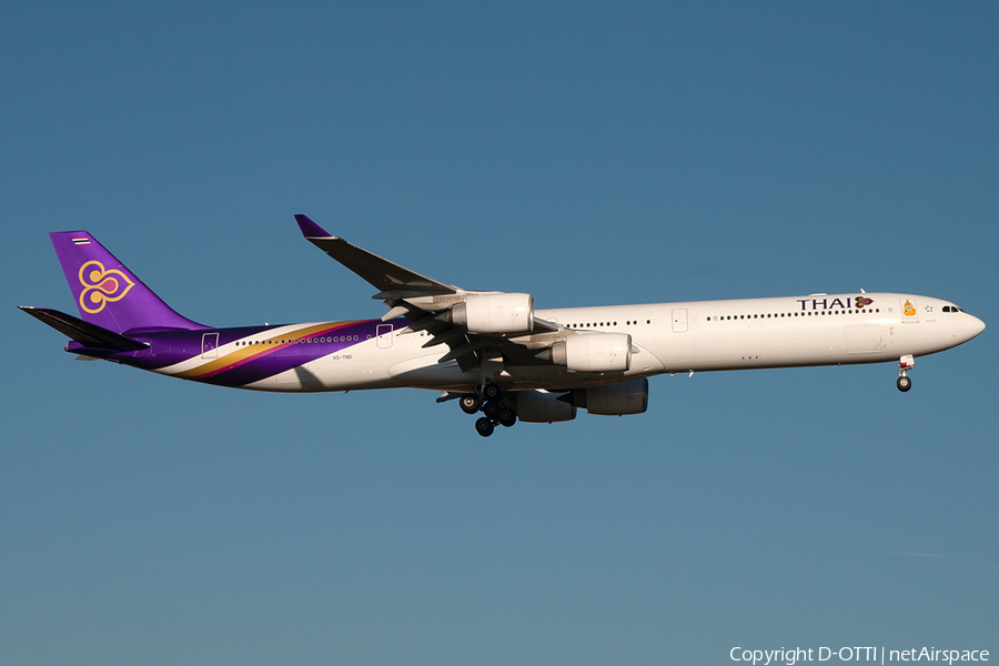 Thai Airways International Airbus A340-642 (HS-TND) | Photo 246083