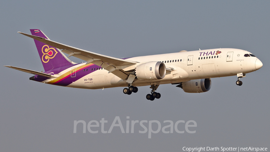 Thai Airways International Boeing 787-8 Dreamliner (HS-TQB) | Photo 319259