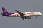 Thai Smile Airbus A320-232 (HS-TXB) at  Bangkok - Suvarnabhumi International, Thailand