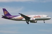 Thai Smile Airbus A320-232 (HS-TXC) at  Bangkok - Suvarnabhumi International, Thailand