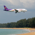 Thai Smile Airbus A320-232 (HS-TXF) at  Phuket, Thailand