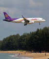 Thai Smile Airbus A320-232 (HS-TXH) at  Phuket, Thailand