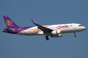 Thai Smile Airbus A320-232 (HS-TXU) at  Bangkok - Suvarnabhumi International, Thailand