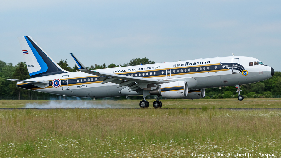 Royal Thai Air Force Airbus A320-214(CJ) Prestige (HS-TYT) | Photo 511670