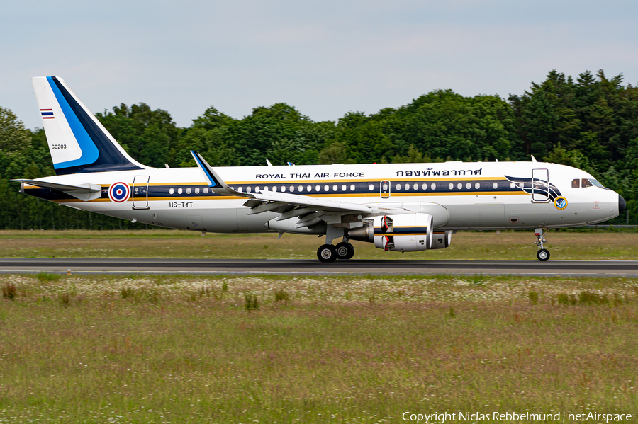 Royal Thai Air Force Airbus A320-214(CJ) Prestige (HS-TYT) | Photo 511679