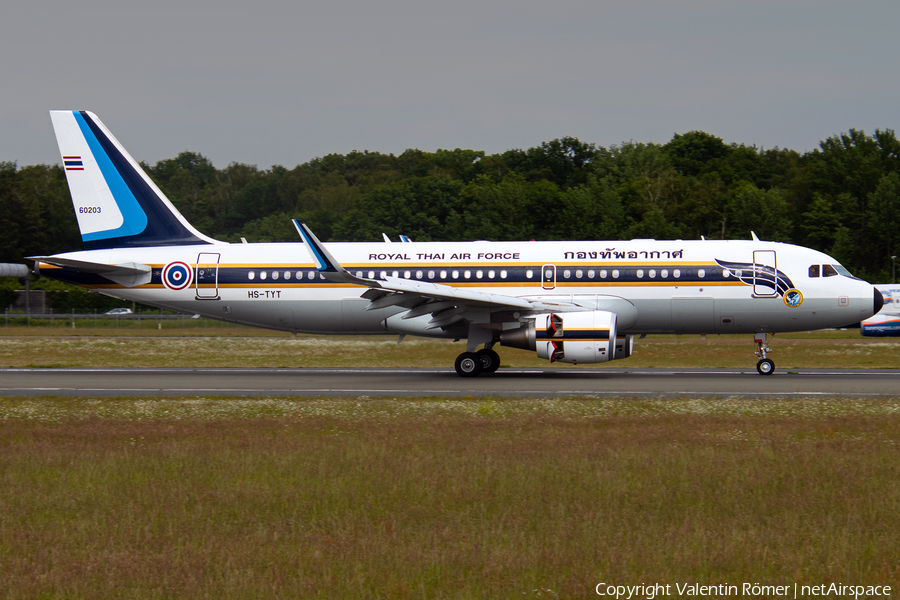 Royal Thai Air Force Airbus A320-214(CJ) Prestige (HS-TYT) | Photo 511694