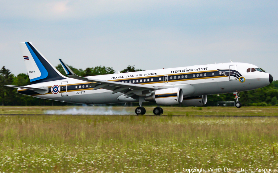 Royal Thai Air Force Airbus A320-214(CJ) Prestige (HS-TYT) | Photo 512084