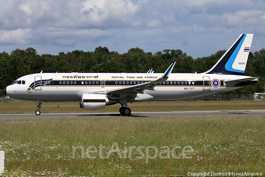 Royal Thai Air Force Airbus A320-214(CJ) Prestige (HS-TYT) | Photo 512245