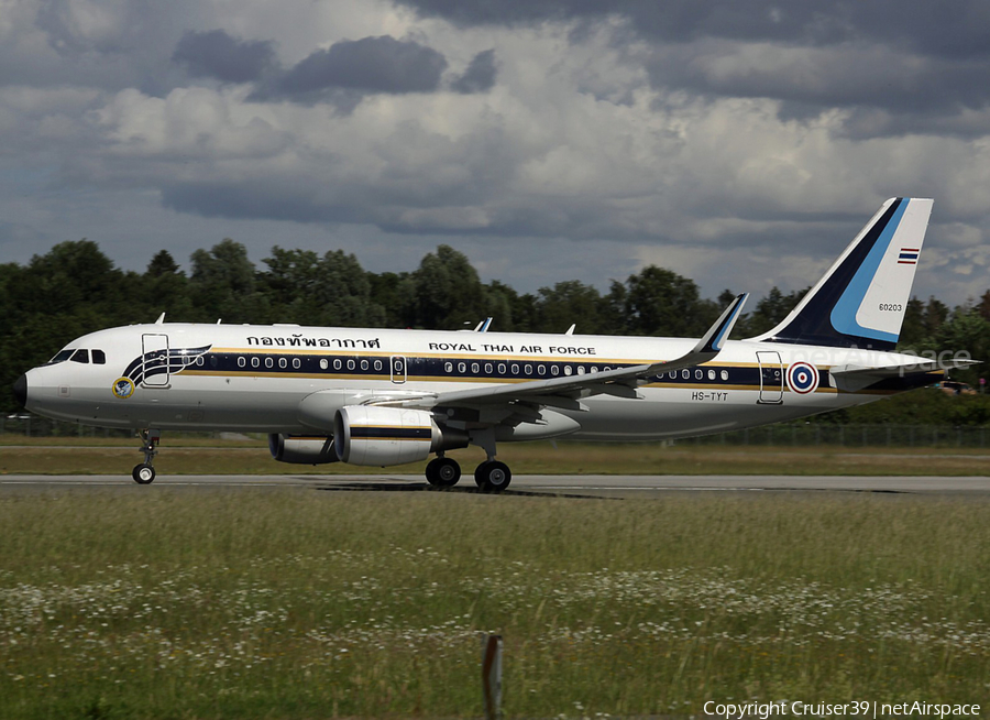 Royal Thai Air Force Airbus A320-214(CJ) Prestige (HS-TYT) | Photo 529400