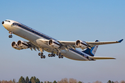 Royal Thai Air Force Airbus A340-541 (HS-TYV) at  Hamburg - Fuhlsbuettel (Helmut Schmidt), Germany