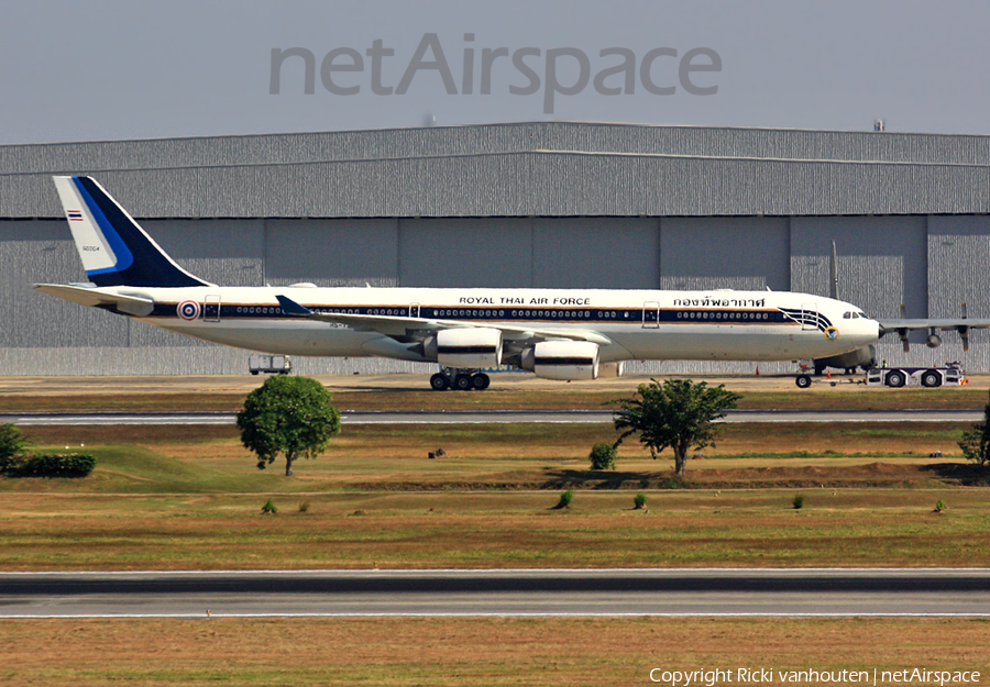 Royal Thai Air Force Airbus A340-541 (HS-TYV) | Photo 363383