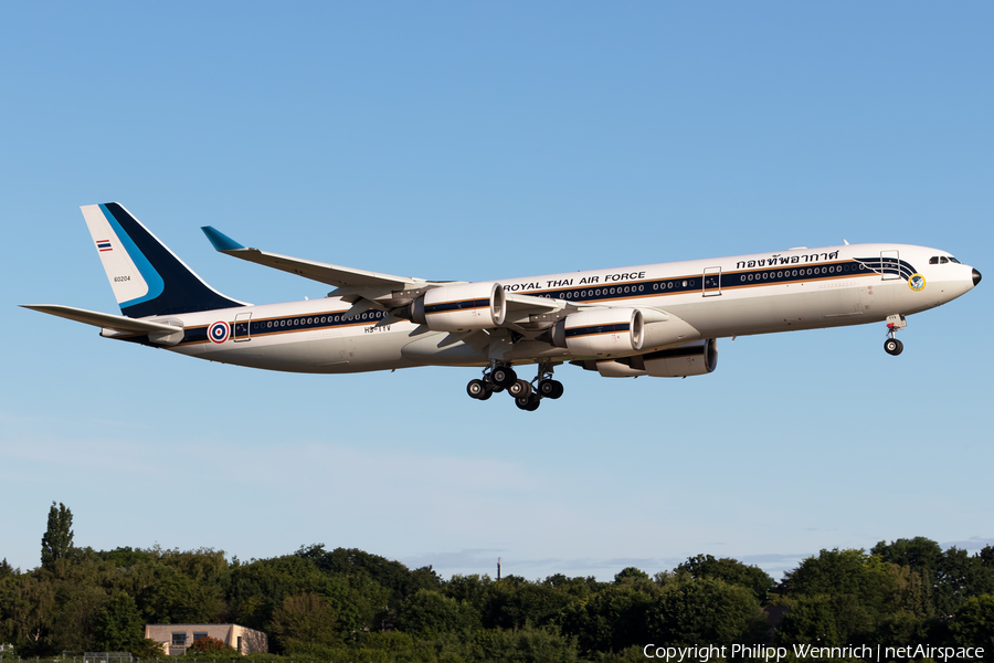 Royal Thai Air Force Airbus A340-541 (HS-TYV) | Photo 394387