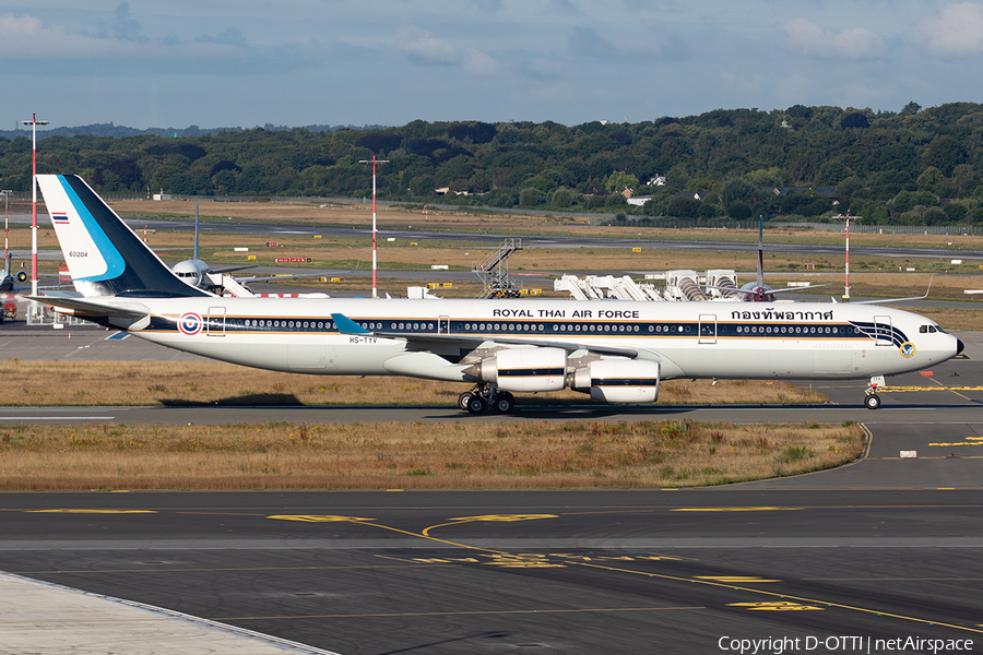 Royal Thai Air Force Airbus A340-541 (HS-TYV) | Photo 394400