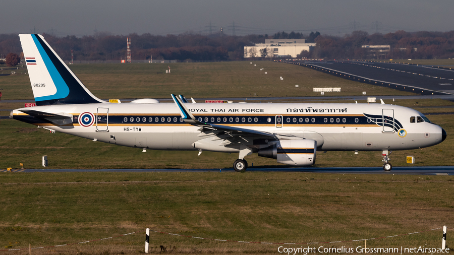 Royal Thai Air Force Airbus A320-214(CJ) Prestige (HS-TYW) | Photo 413189