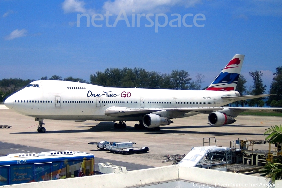 One-Two-Go Airlines Boeing 747-146 (HS-UTD) | Photo 21011