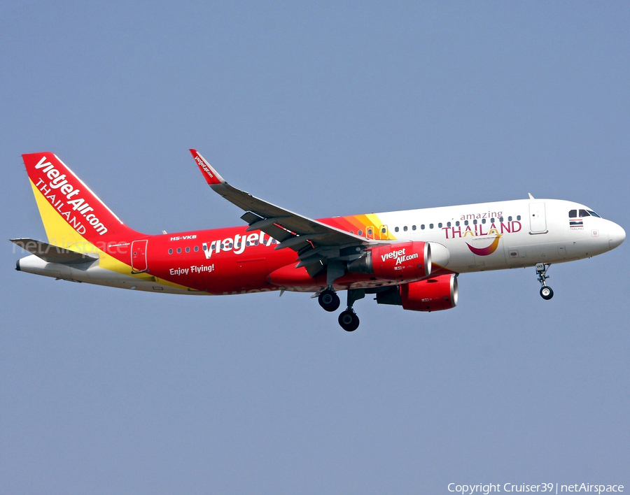 Thai VietJet Air Airbus A320-214 (HS-VKB) | Photo 341005