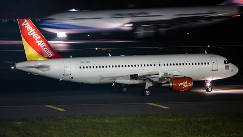 Thai VietJet Air Airbus A320-214 (HS-VKD) at  Taipei - Taoyuan, Taiwan
