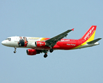 Thai VietJet Air Airbus A320-214 (HS-VKE) at  Bangkok - Suvarnabhumi International, Thailand