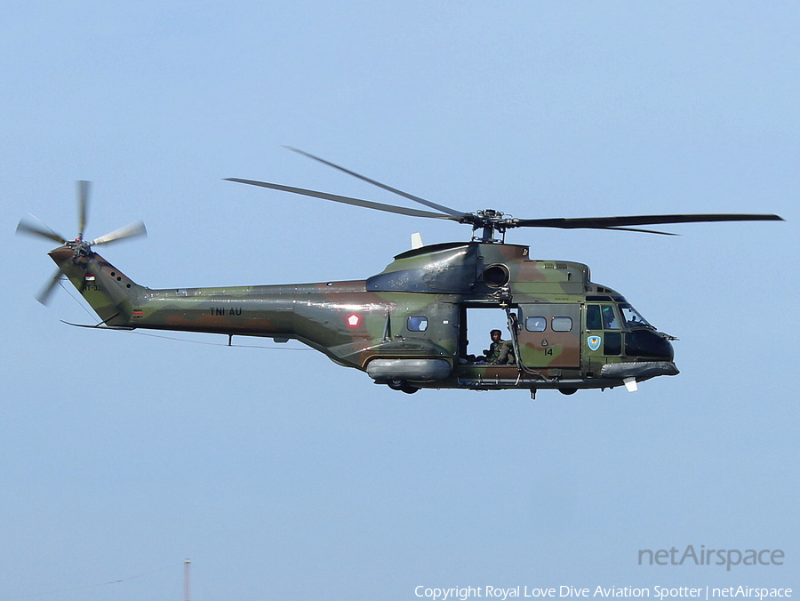 Indonesian Air Force (TNI-AU) Aerospatiale SA330L Puma (HT-3314) | Photo 299483