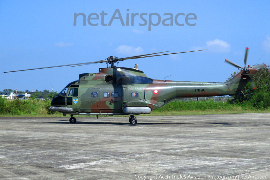 Indonesian Air Force (TNI-AU) Aerospatiale SA330J Puma (HT-3315) | Photo 224476