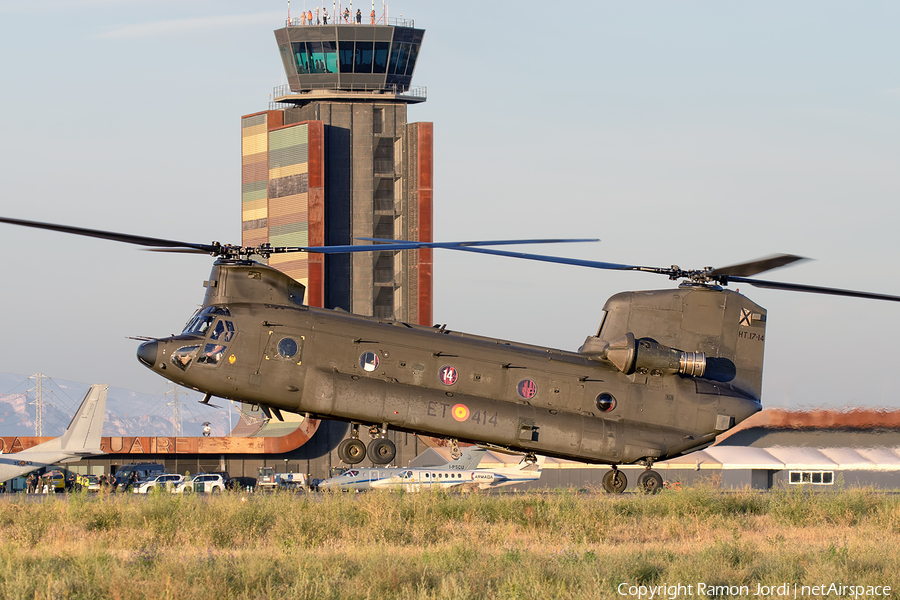 Spanish Army (Ejército de Tierra) Boeing CH-47D Chinook (HT.17-14) | Photo 268592