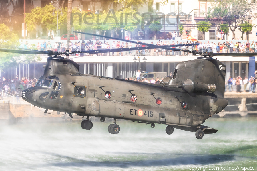 Spanish Army (Ejército de Tierra) Boeing CH-47D Chinook (HT.17-15) | Photo 339839
