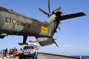 Spanish Army (Ejército de Tierra) Aerospatiale AS332B1 Super Puma (HU.21-20) at  Tenerife - Santa Cruz, Spain