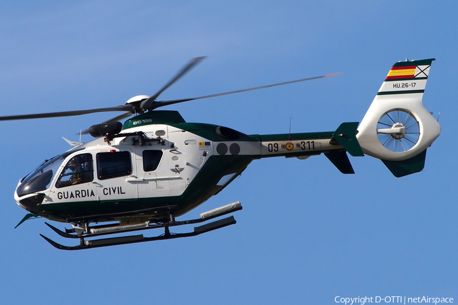 Spain - Guardia Civil Eurocopter EC135 P2+ (HU.26-17) | Photo 518969