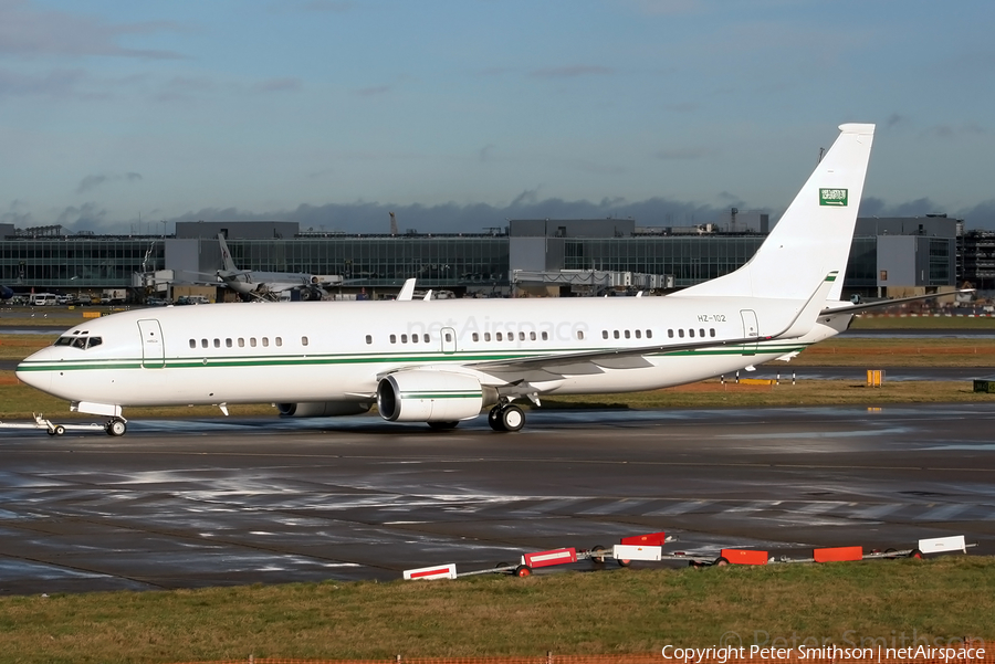 Royal Saudi Air Force Boeing 737-8DP(BBJ2) (HZ-102) | Photo 403225