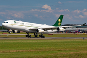 Saudi Arabian Government Airbus A340-213 (HZ-124) at  Hamburg - Fuhlsbuettel (Helmut Schmidt), Germany