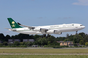 Saudi Arabian Government Airbus A340-213 (HZ-124) at  Hamburg - Fuhlsbuettel (Helmut Schmidt), Germany