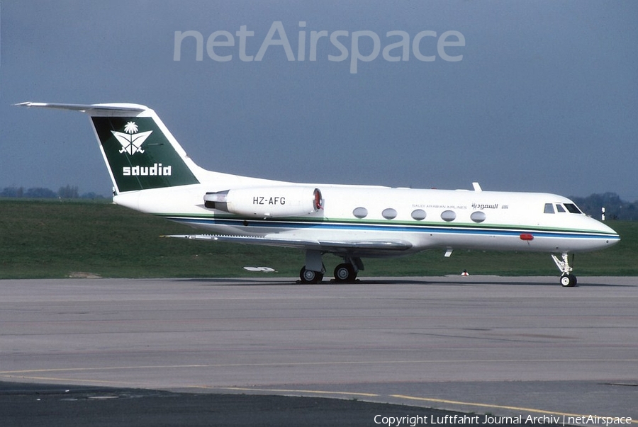 Saudi Arabian Airlines Gulfstream GII-SP (HZ-AFG) | Photo 405777