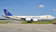 Saudi Arabian Cargo Boeing 747-87UF (HZ-AI3) at  Hamburg - Fuhlsbuettel (Helmut Schmidt), Germany