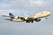 Saudi Arabian Cargo Boeing 747-87UF (HZ-AI4) at  Hamburg - Fuhlsbuettel (Helmut Schmidt), Germany