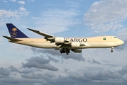 Saudi Arabian Cargo Boeing 747-87UF (HZ-AI4) at  Hamburg - Fuhlsbuettel (Helmut Schmidt), Germany