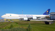 Saudi Arabian Cargo Boeing 747-87UF (HZ-AI4) at  Hamburg - Fuhlsbuettel (Helmut Schmidt), Germany