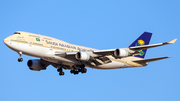 Saudi Arabian Airlines Boeing 747-468 (HZ-AIW) at  Dubai - International, United Arab Emirates