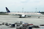 Saudi Arabian Airlines Boeing 777-368(ER) (HZ-AK11) at  Jakarta - Soekarno-Hatta International, Indonesia