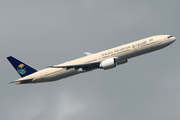 Saudi Arabian Airlines Boeing 777-368(ER) (HZ-AK14) at  London - Heathrow, United Kingdom