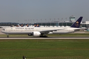 Saudi Arabian Airlines Boeing 777-368(ER) (HZ-AK21) at  Munich, Germany