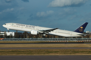 Saudi Arabian Airlines Boeing 777-368(ER) (HZ-AK22) at  London - Heathrow, United Kingdom